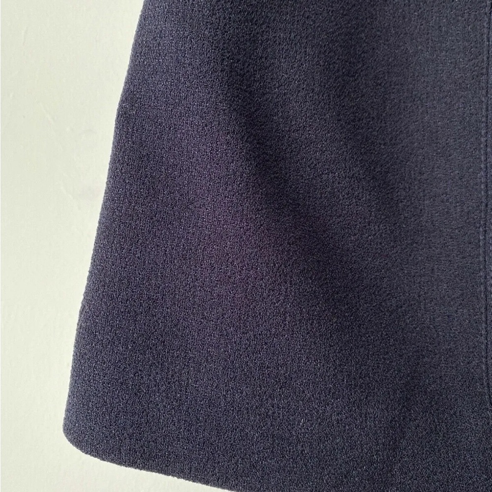 Morgan Dark Blue Mini Button Down Skirt Size 6 UK RRP £52 Front Pockets - Picture 5 of 6
